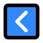 Left Square SVG Icon